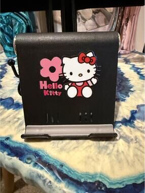 Hello Kitty Black Adjustable Phone Stand Holder New